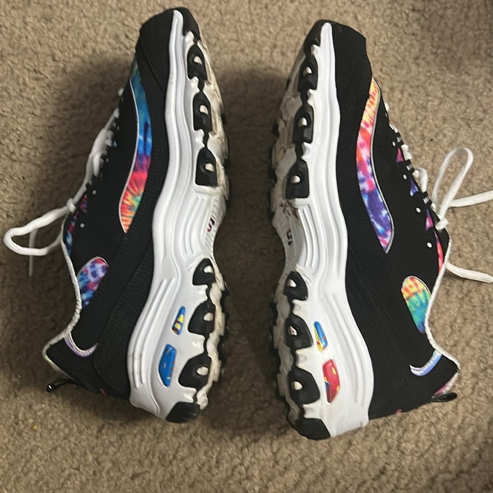 Skechers Black and Multicolor Women's Sneakers - Picture 8 of 10